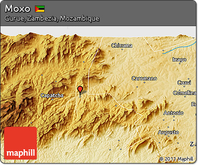 Physical 3D Map of Moxo