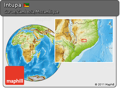 Physical Location Map of Intupa
