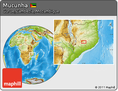 Physical Location Map of Mucunha