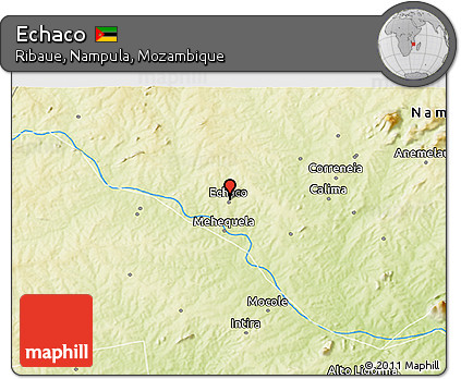 Physical 3D Map of Echaco