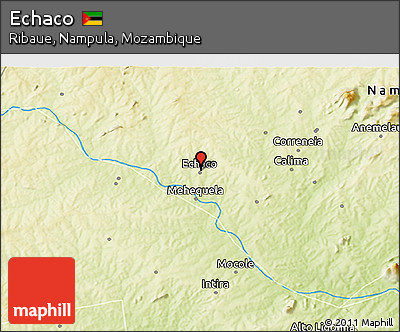 Physical 3D Map of Echaco