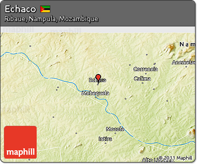 Physical 3D Map of Echaco