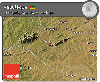 Satellite 3D Map of Valiuléque