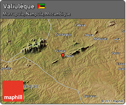 Satellite 3D Map of Valiuléque
