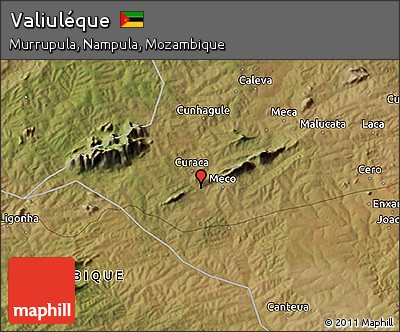 Satellite 3D Map of Valiuléque