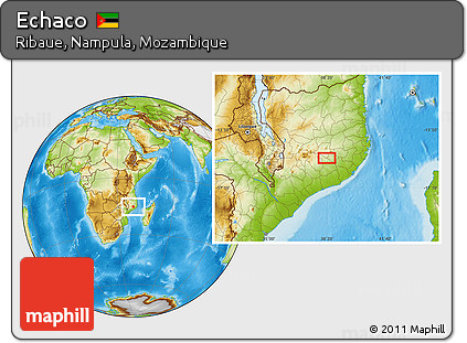 Physical Location Map of Echaco