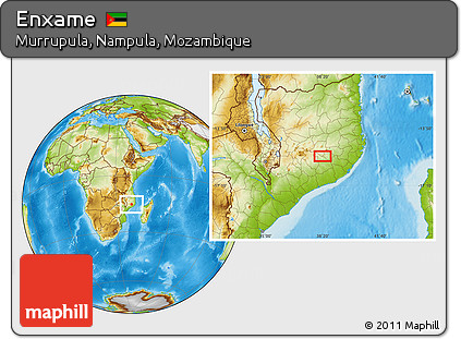Physical Location Map of Enxame