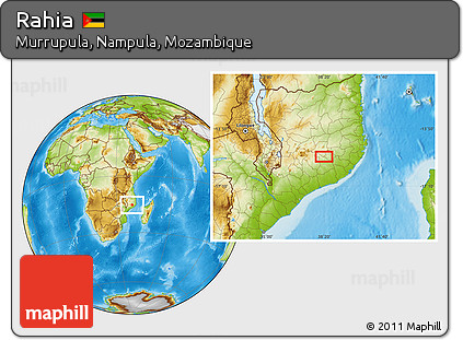 Physical Location Map of Rahia