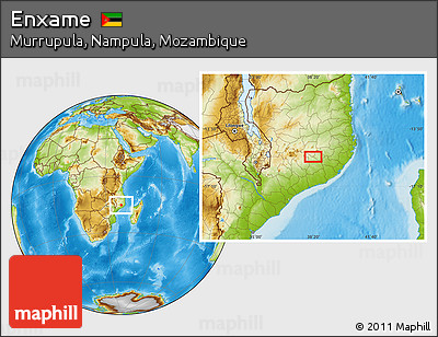 Physical Location Map of Enxame