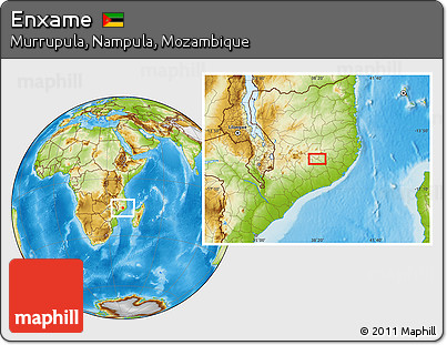 Physical Location Map of Enxame