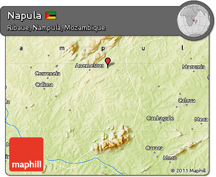 Physical Map of Napula