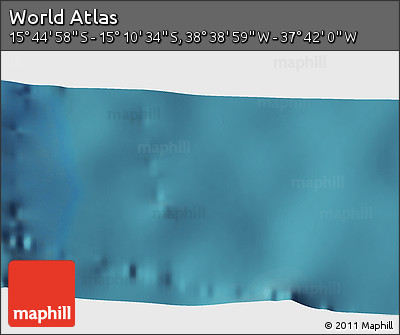 Satellite 3D Map of the Area around 15° 27' 46" S, 38° 10' 29" W