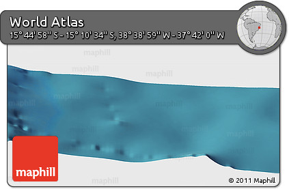 Satellite Panoramic Map of the Area around 15° 27' 46" S, 38° 10' 29" W
