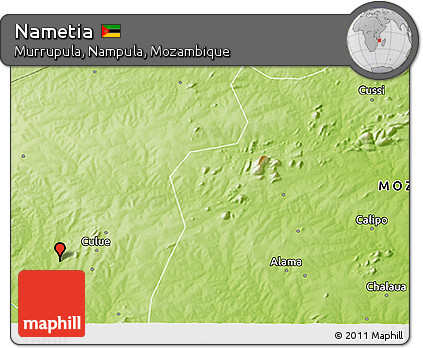Physical 3D Map of Nametia