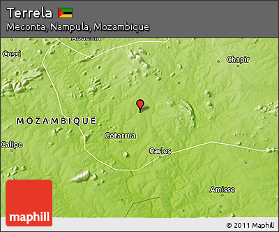 Physical 3D Map of Terrela