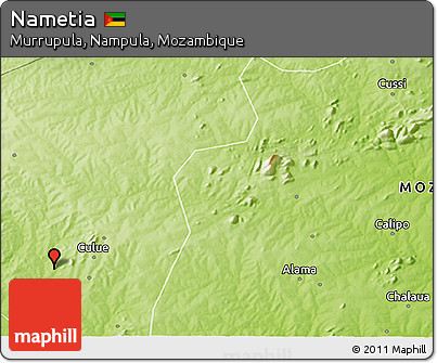 Physical 3D Map of Nametia