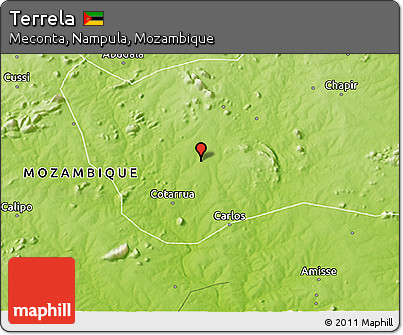Physical 3D Map of Terrela
