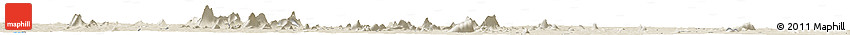 Shaded Relief Horizon Map of the Area around 15° 27' 46" S, 39° 10' 29" E