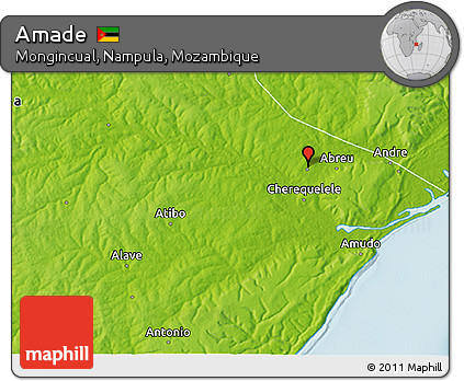Physical 3D Map of Amade