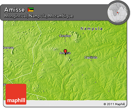 Physical 3D Map of Amisse