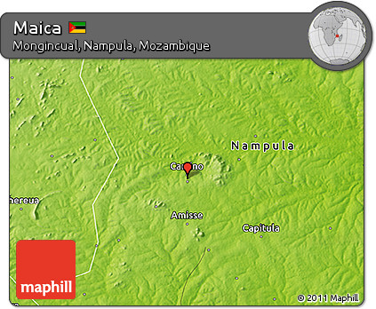 Physical 3D Map of Maica