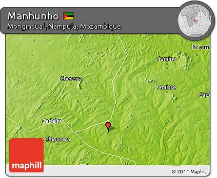 Physical 3D Map of Manhunho
