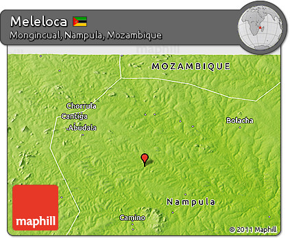 Physical 3D Map of Meleloca