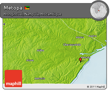 Physical 3D Map of Metopa