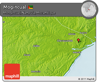 Physical 3D Map of Mogincual