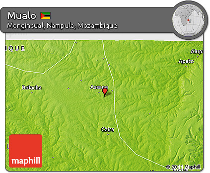 Physical 3D Map of Mualo