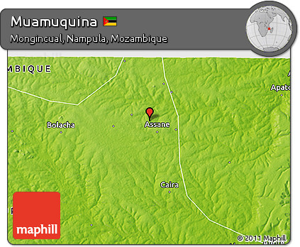 Physical 3D Map of Muamuquina