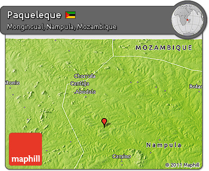 Physical 3D Map of Paqueleque