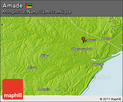 Physical 3D Map of Amade