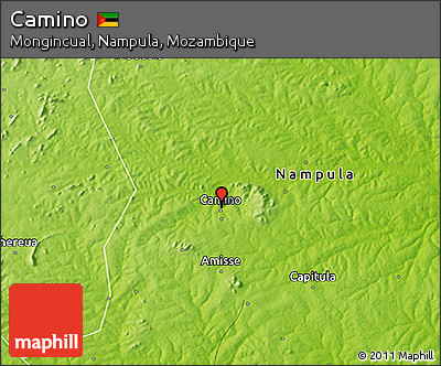Physical 3D Map of Camino