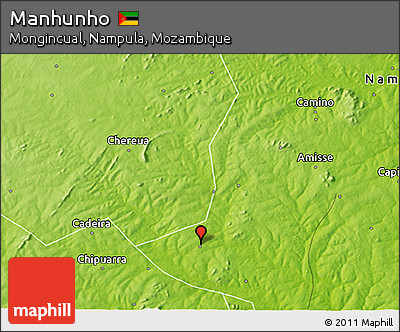 Physical 3D Map of Manhunho