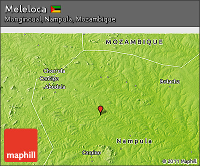 Physical 3D Map of Meleloca