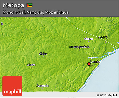 Physical 3D Map of Metopa