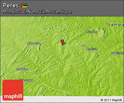 Physical 3D Map of Peres