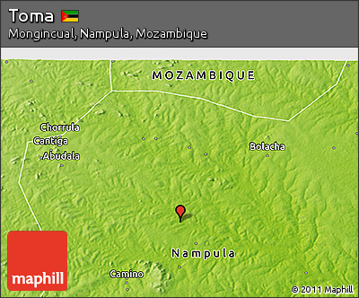 Physical 3D Map of Toma