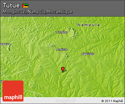 Physical 3D Map of Tutue