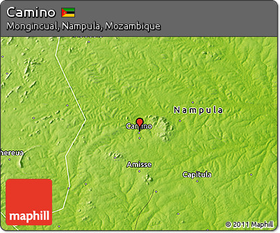 Physical 3D Map of Camino