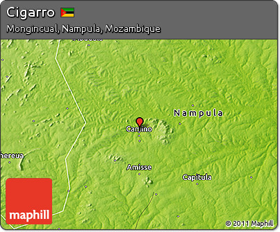 Physical 3D Map of Cigarro