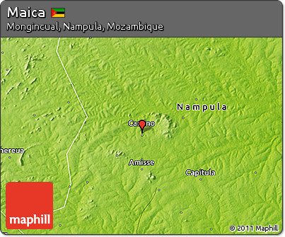 Physical 3D Map of Maica