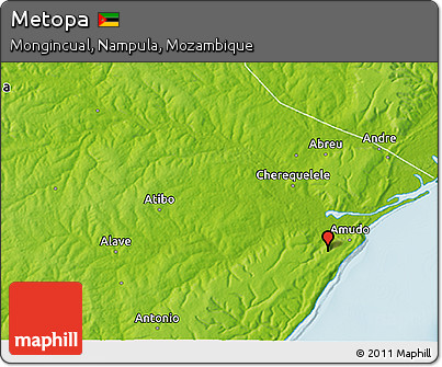 Physical 3D Map of Metopa