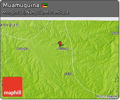 Physical 3D Map of Muamuquina