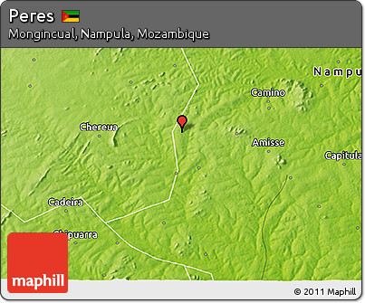 Physical 3D Map of Peres