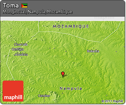Physical 3D Map of Toma