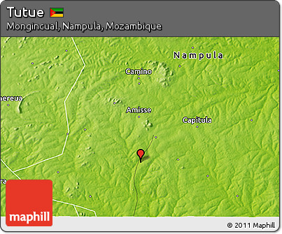 Physical 3D Map of Tutue