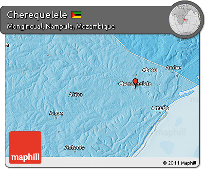 Political 3D Map of Cherequelele