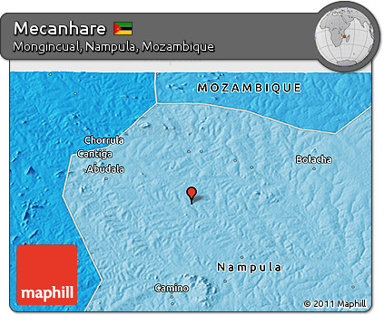 Political 3D Map of Mecanhare